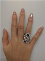 Ring Crivelli Woman ZAFFIRO in Gold Zaffiro 2.00 Ct 372-2738 ZF 2.00 - 372-2738 ZF 2.00